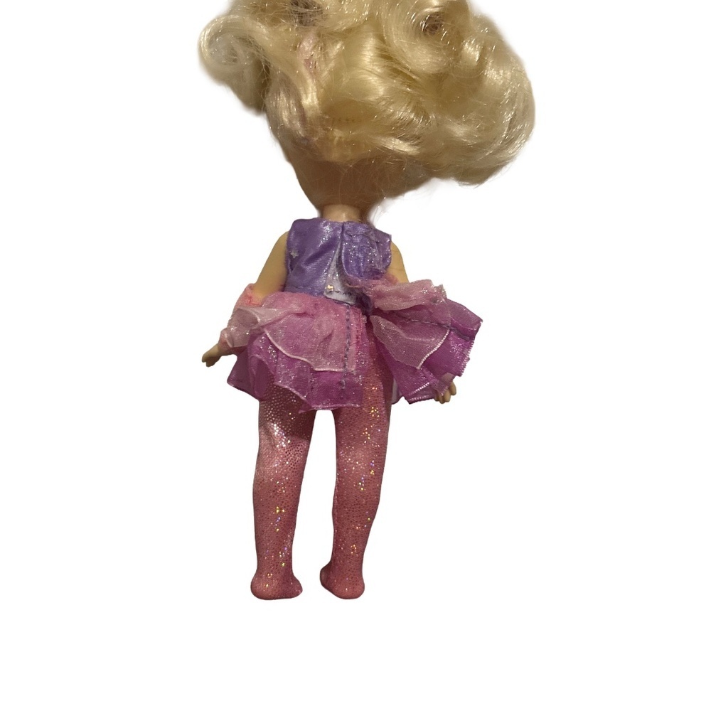 Love Diana 6” Ballerina Doll Pink Tutu Outfit Blonde Hair Mini Fashion Doll - Picture 2 of 3